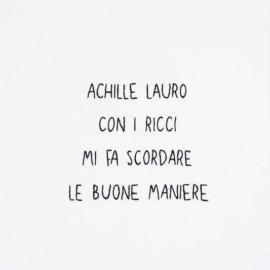 ACHILLE LAURO CON I RICCI MI FA SCORDARE LE BUONE MANIERE