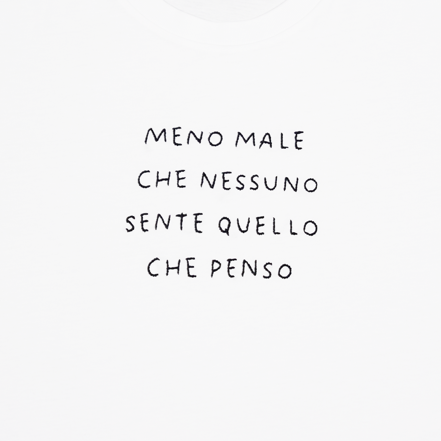 MENO MALE CHE NESSUNO SENTE QUELLO CHE PENSO