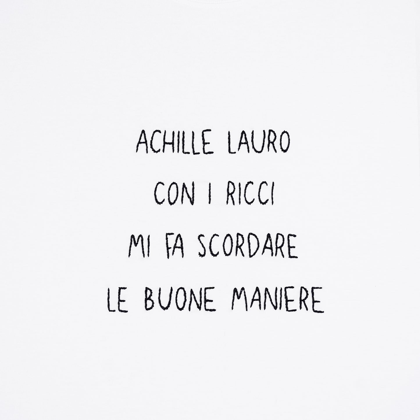 ACHILLE LAURO CON I RICCI MI FA SCORDARE LE BUONE MANIERE